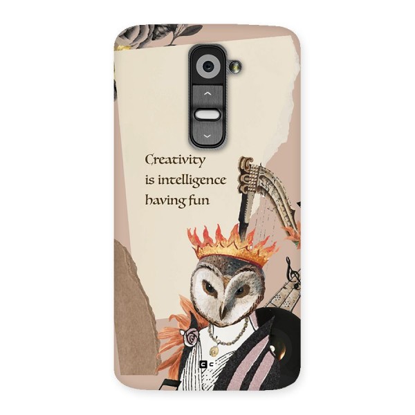 Creativity Intelligence Back Case for LG G2