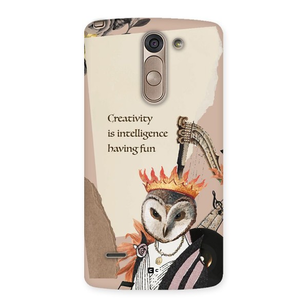 Creativity Intelligence Back Case for LG G3 Stylus