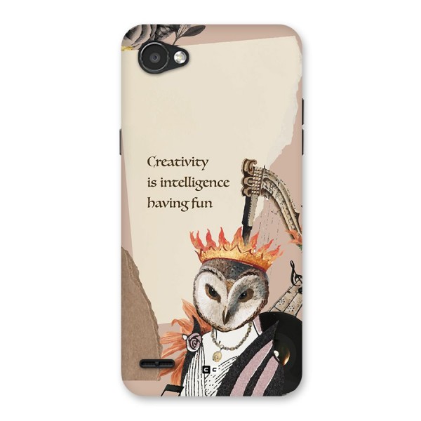 Creativity Intelligence Back Case for LG Q6