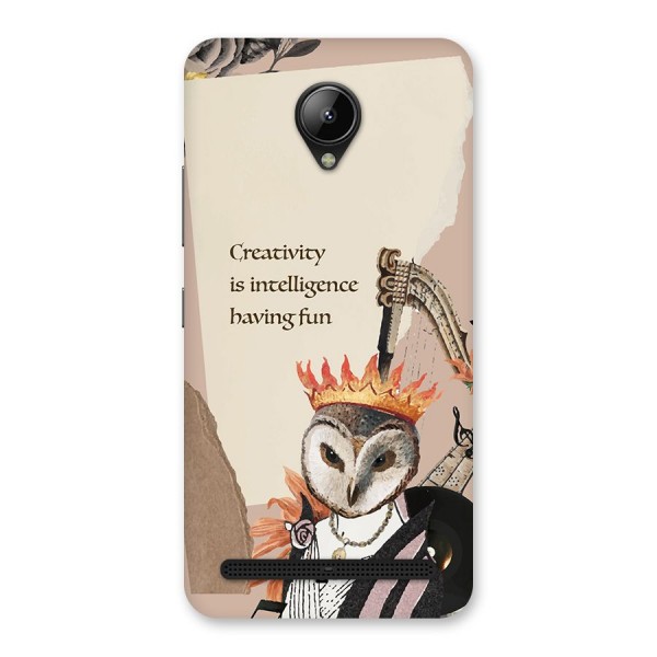 Creativity Intelligence Back Case for Lenovo C2