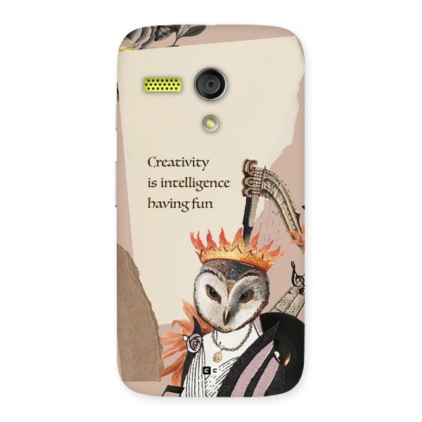 Creativity Intelligence Back Case for Moto G