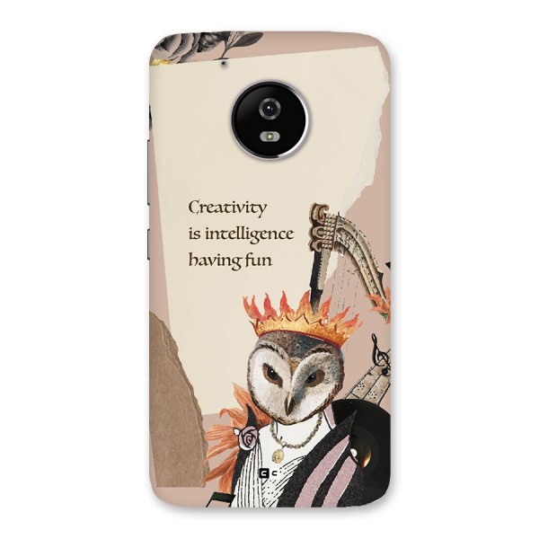 Creativity Intelligence Back Case for Moto G5