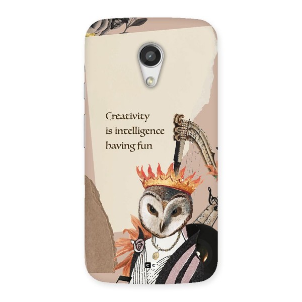 Creativity Intelligence Back Case for Moto G 2nd Gen