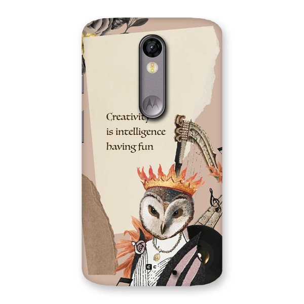 Creativity Intelligence Back Case for Moto X Force