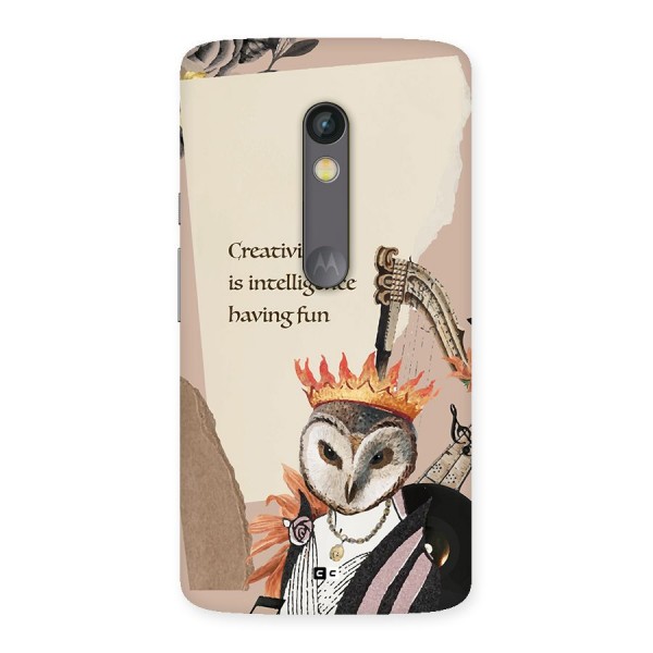 Creativity Intelligence Back Case for Moto X Play