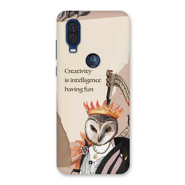 Creativity Intelligence Back Case for Motorola One Vision