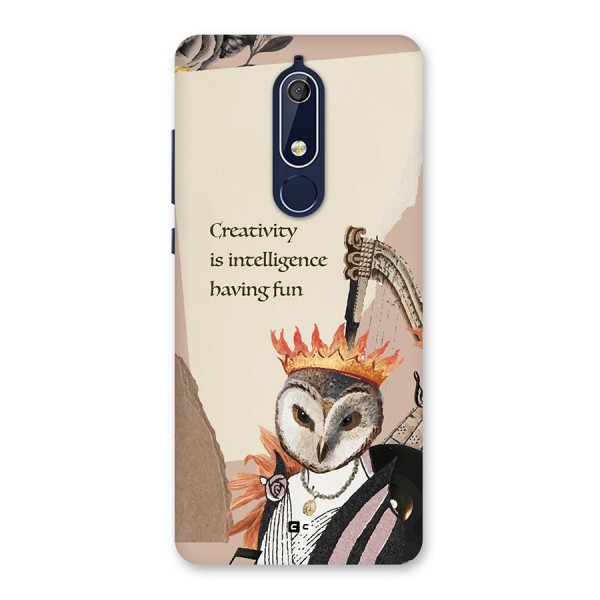 Creativity Intelligence Back Case for Nokia 5.1