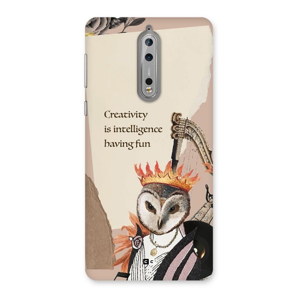 Creativity Intelligence Back Case for Nokia 8