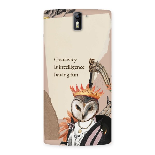 Creativity Intelligence Back Case for OnePlus One