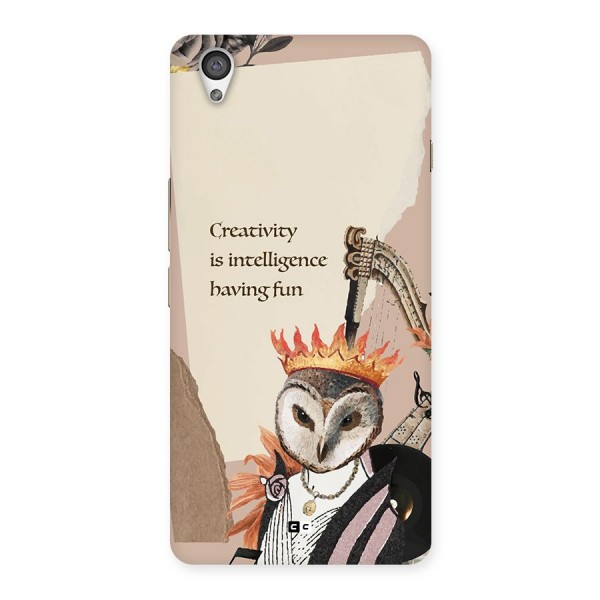 Creativity Intelligence Back Case for OnePlus X