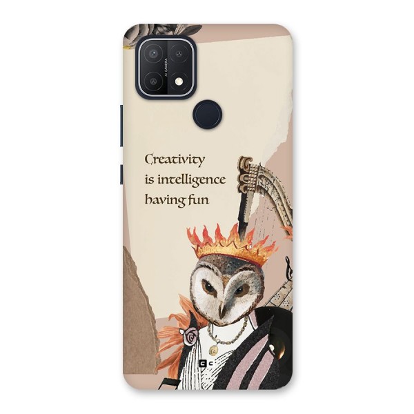 Creativity Intelligence Back Case for Oppo A15s