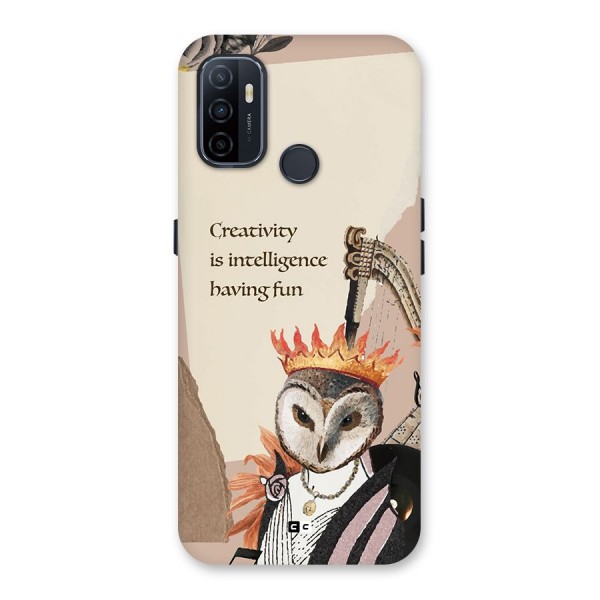 Creativity Intelligence Back Case for Oppo A33 (2020)