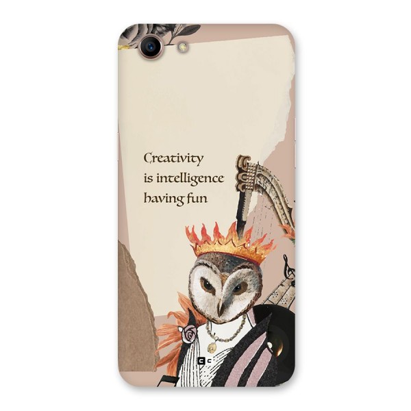 Creativity Intelligence Back Case for Oppo A83 (2018)