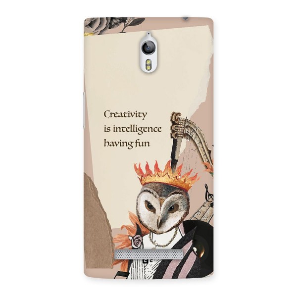 Creativity Intelligence Back Case for Oppo Find 7