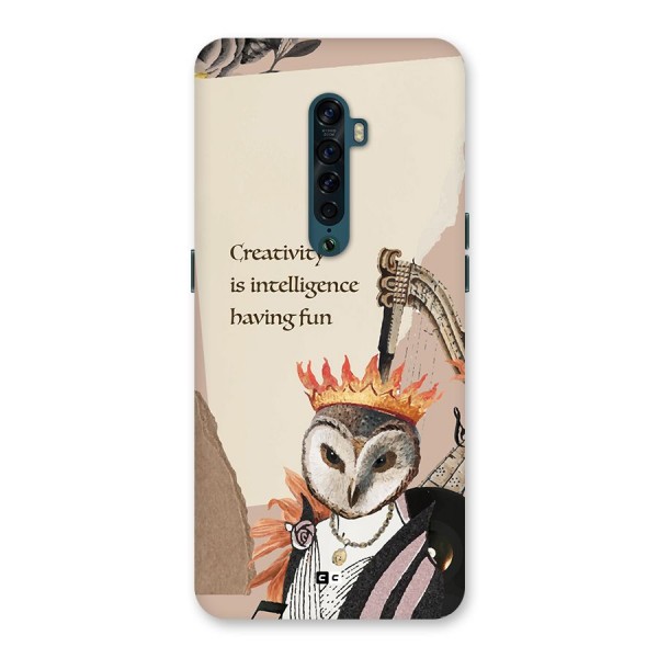 Creativity Intelligence Back Case for Oppo Reno2