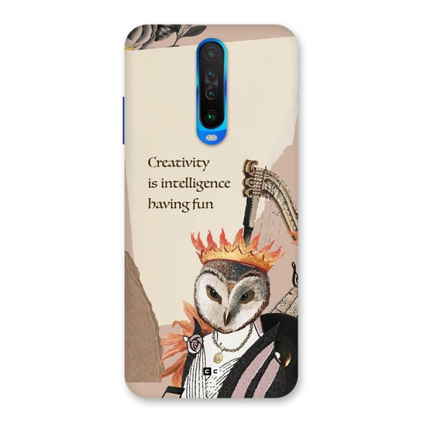 Creativity Intelligence Back Case for Poco X2