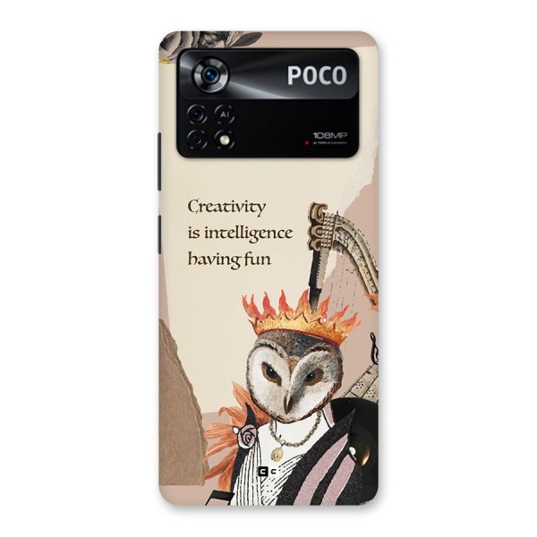 Creativity Intelligence Back Case for Poco X4 Pro 5G