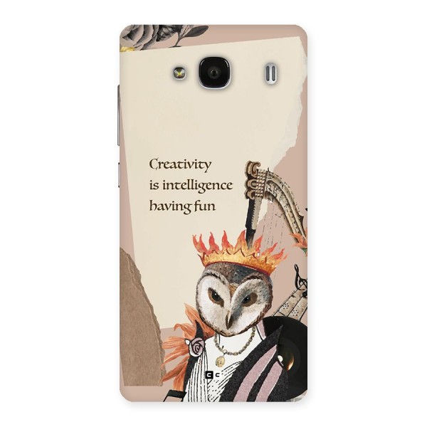 Creativity Intelligence Back Case for Redmi 2 Prime