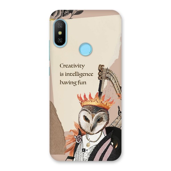 Creativity Intelligence Back Case for Redmi 6 Pro