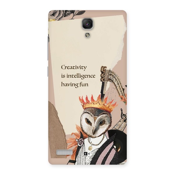 Creativity Intelligence Back Case for Redmi Note