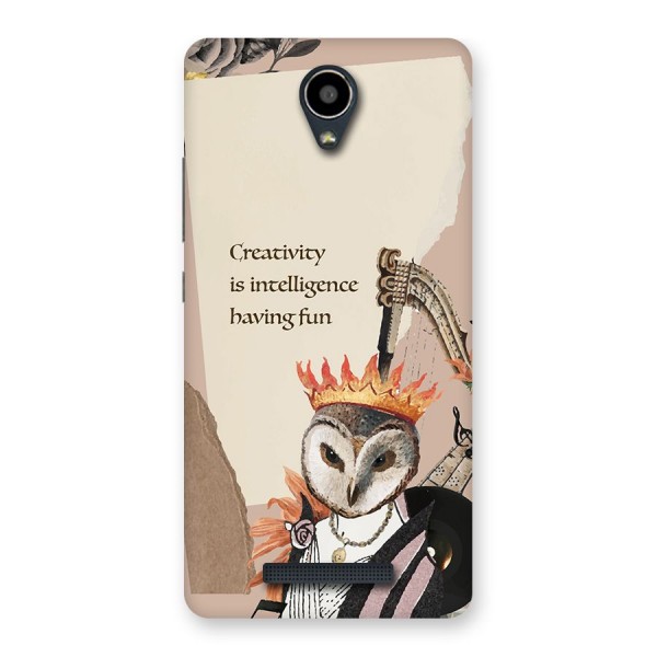 Creativity Intelligence Back Case for Redmi Note 2