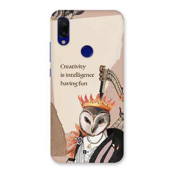 Creativity Intelligence Back Case for Redmi Y3