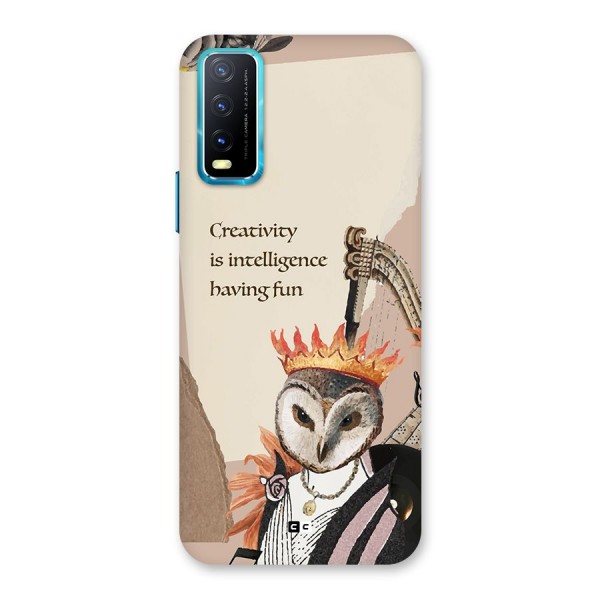 Creativity Intelligence Back Case for Vivo Y20A