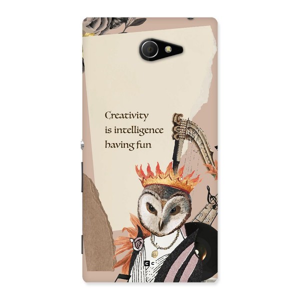 Creativity Intelligence Back Case for Xperia M2