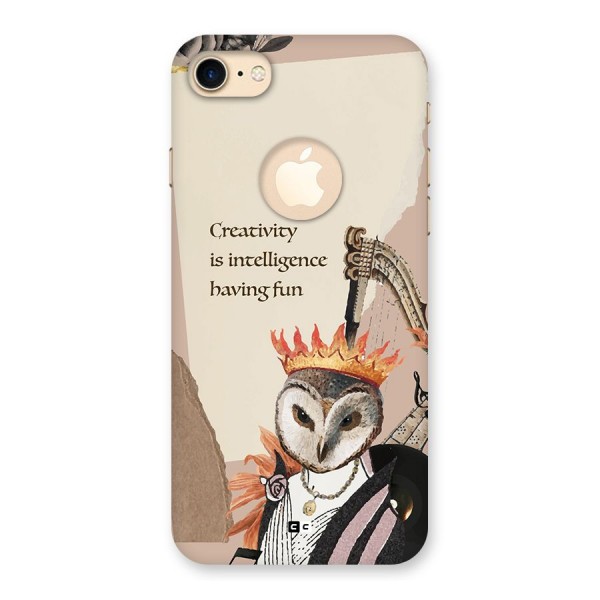 Creativity Intelligence Back Case for iPhone 8 Logo Cut