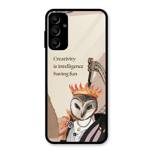 Creativity Intelligence Glass Back Case for Galaxy A14 5G