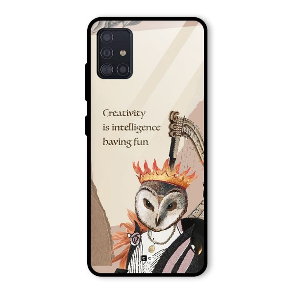 Creativity Intelligence Glass Back Case for Galaxy A51