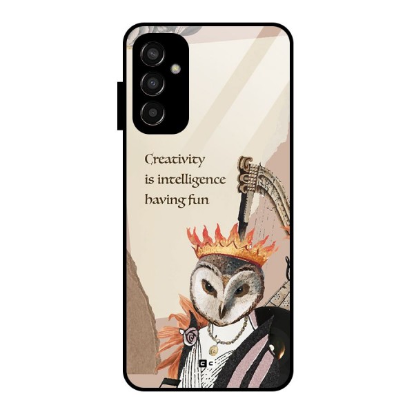 Creativity Intelligence Glass Back Case for Galaxy F13