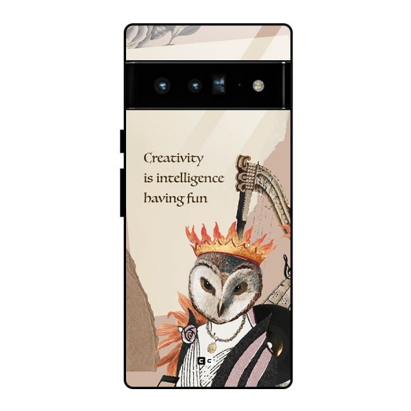 Creativity Intelligence Glass Back Case for Google Pixel 6 Pro