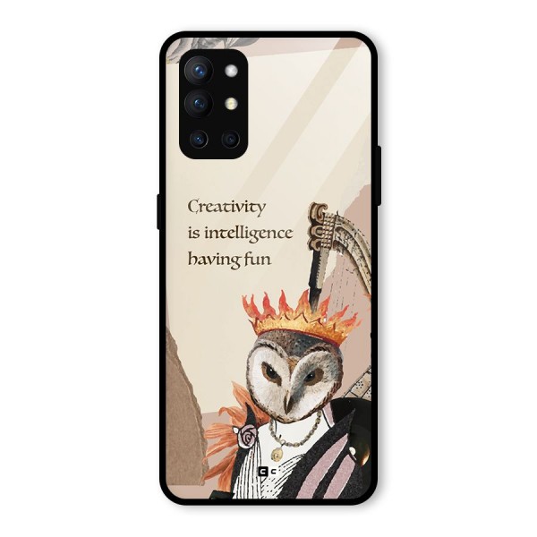 Creativity Intelligence Glass Back Case for OnePlus 9R