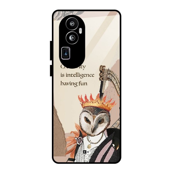 Creativity Intelligence Glass Back Case for Oppo Reno10 Pro Plus