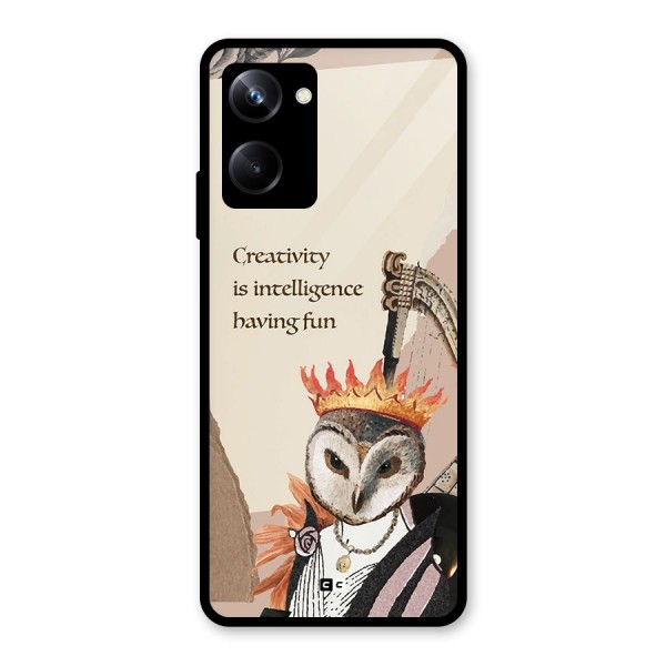 Creativity Intelligence Glass Back Case for Realme 10 Pro