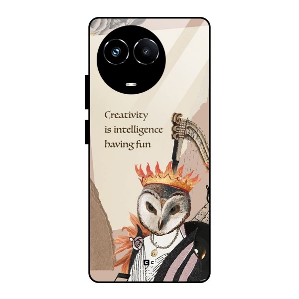 Creativity Intelligence Glass Back Case for Realme 11X