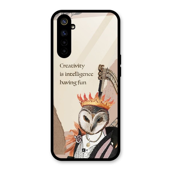 Creativity Intelligence Glass Back Case for Realme 6i