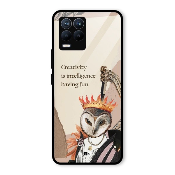 Creativity Intelligence Glass Back Case for Realme 8