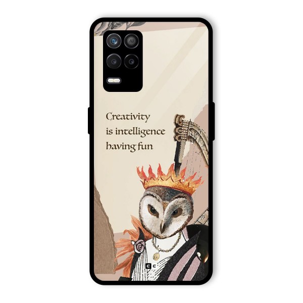 Creativity Intelligence Glass Back Case for Realme 8 5G