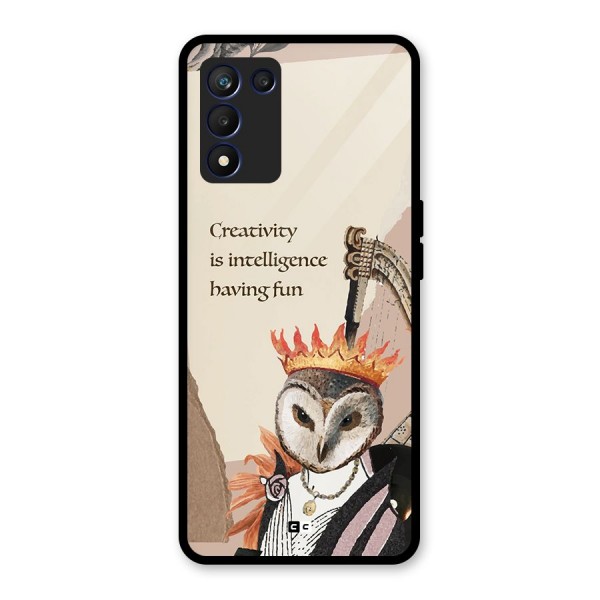 Creativity Intelligence Glass Back Case for Realme 9 5G Speed