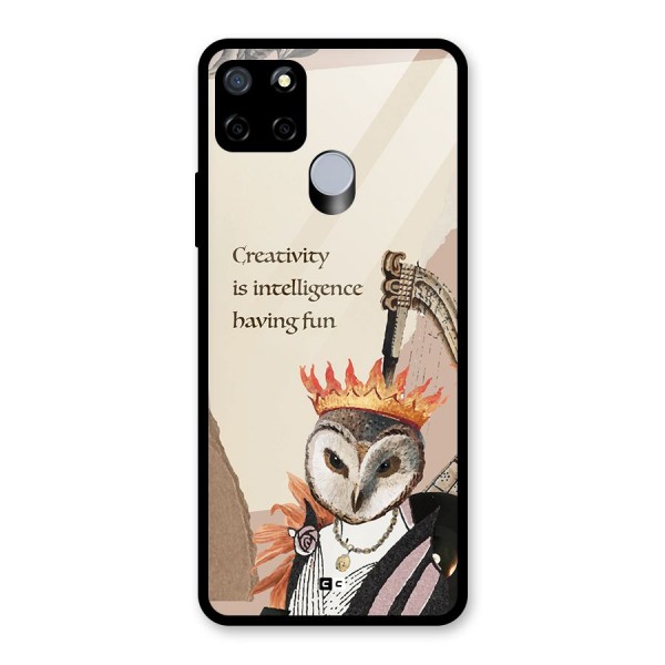 Creativity Intelligence Glass Back Case for Realme C15