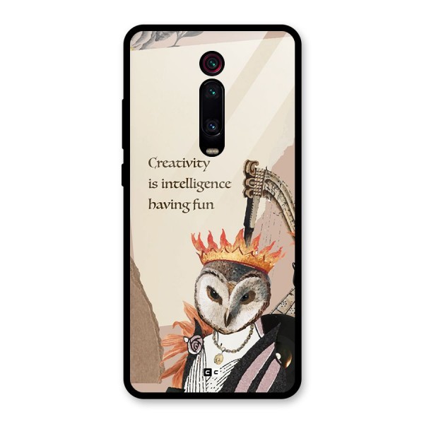 Creativity Intelligence Glass Back Case for Redmi K20