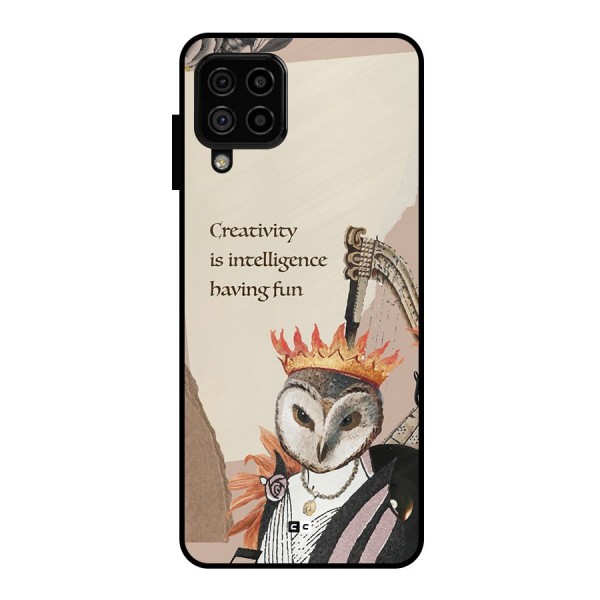 Creativity Intelligence Metal Back Case for Galaxy A22 4G