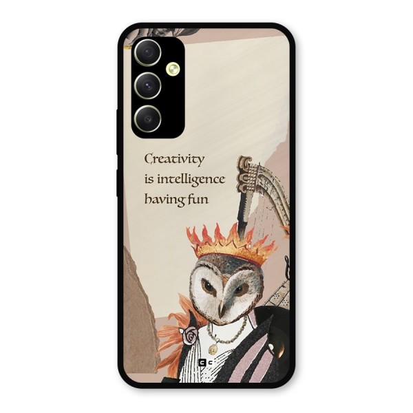 Creativity Intelligence Metal Back Case for Galaxy A34