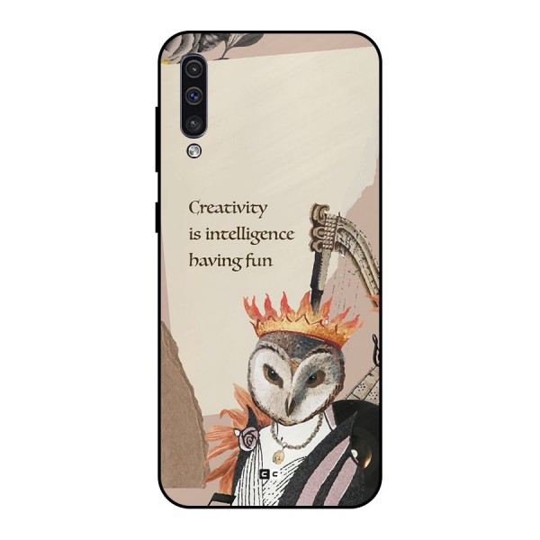 Creativity Intelligence Metal Back Case for Galaxy A50