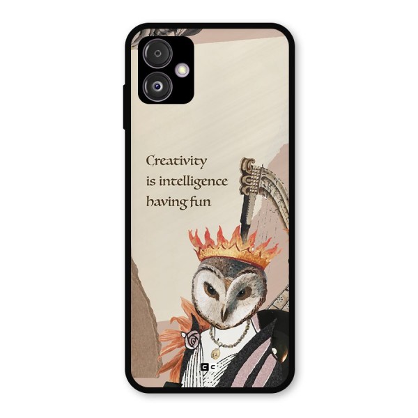 Creativity Intelligence Metal Back Case for Galaxy F14