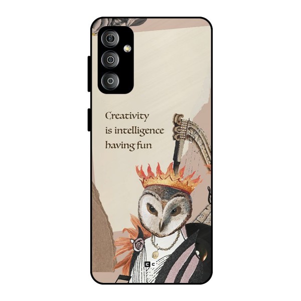 Creativity Intelligence Metal Back Case for Galaxy F23