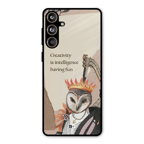 Creativity Intelligence Metal Back Case for Galaxy F55