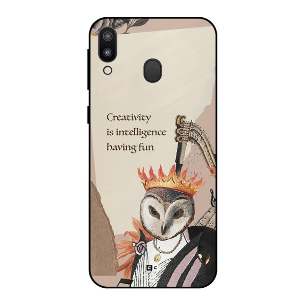 Creativity Intelligence Metal Back Case for Galaxy M20